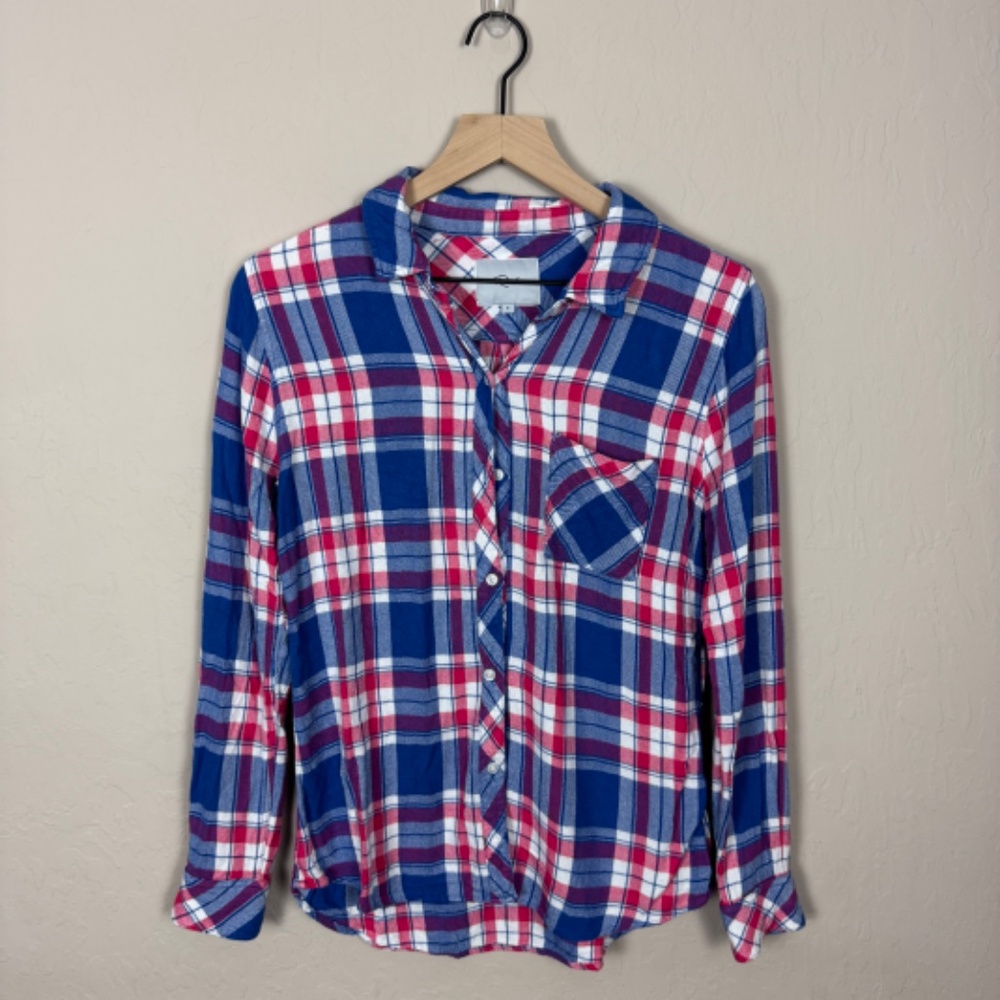 Rails Hunter Button Down In Marina Flamingo - image 4